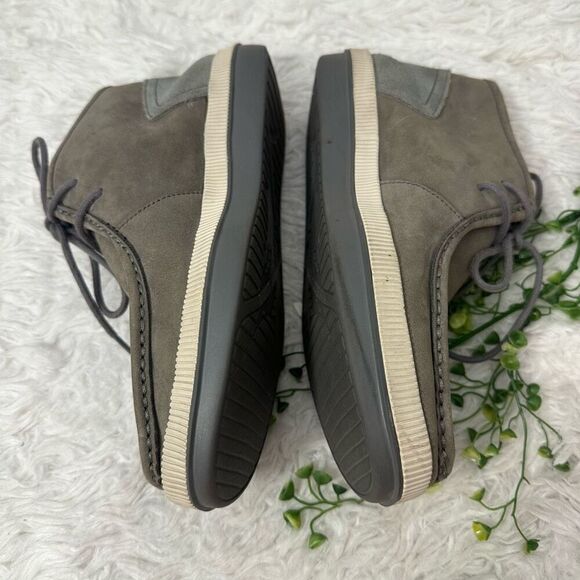 Tommy Bahama Men’s Rivington Gray Leather Ankle Boots Lace up casual sz 7.5D - Picture 4 of 10